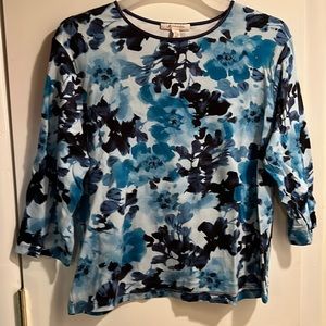 JM Collection 3/4 Sleeve Top